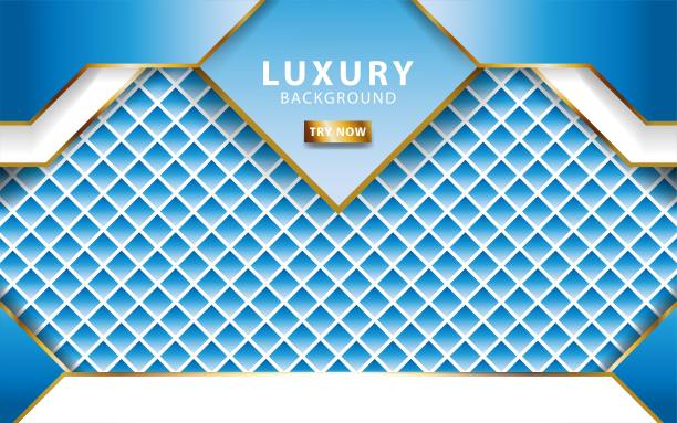 现代抽象蓝色矢量背景图片下载