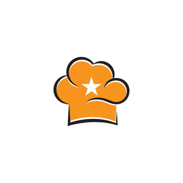 厨师帽标志模板图标图片下载