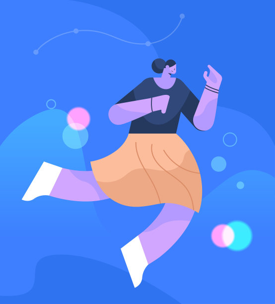 年轻女孩在时尚休闲装女性卡通人物全长垂直矢量插图图片下载