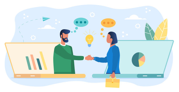 商人在网上做生意图片下载