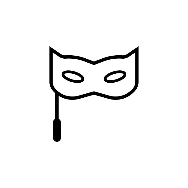 眼罩图标插图孤立矢量符号符号图片下载