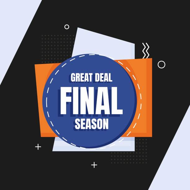 抽象促销背景，几何矢量横幅和海报设计图片下载