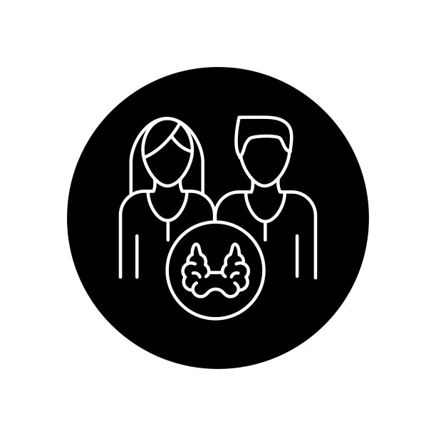 儿科内分泌学黑色象形图。象形文字用于网页、手机应用、促销。可编辑的中风。图片下载