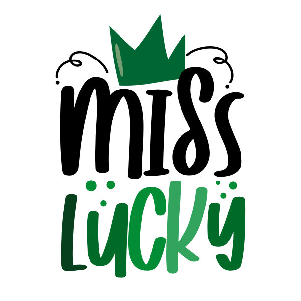 幸运小姐——圣帕特里克节的搞笑口号。图片下载