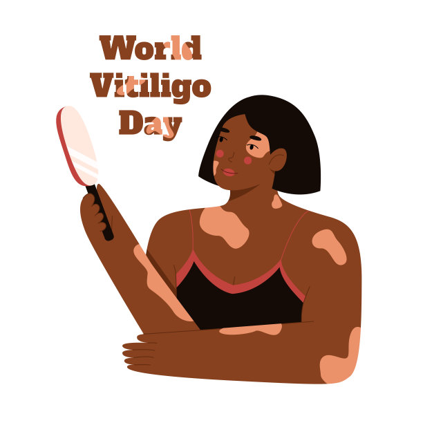 世界白癜风的一天。图片下载