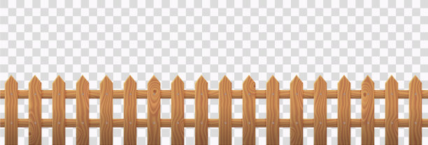 逼真的木桩栅栏图片下载