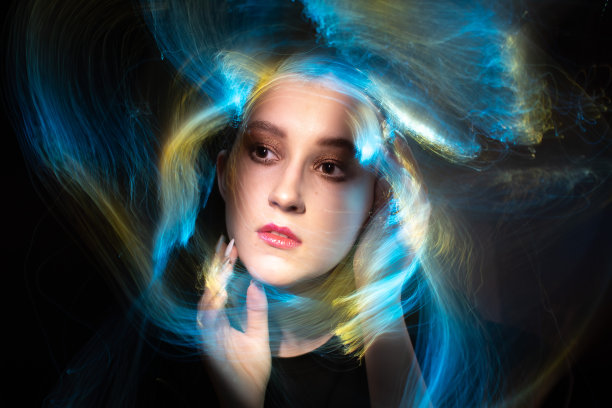 光画肖像图片下载