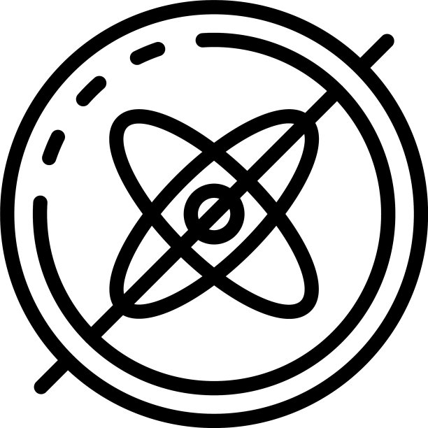 飞机陀螺仪图标轮廓样式图片下载