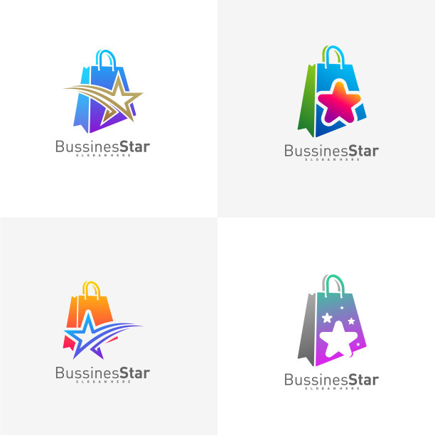 设定明星店标志模板设计理念图片下载