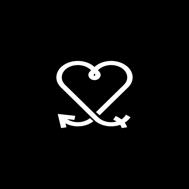 美容健康企业标志概念心形图标图片下载