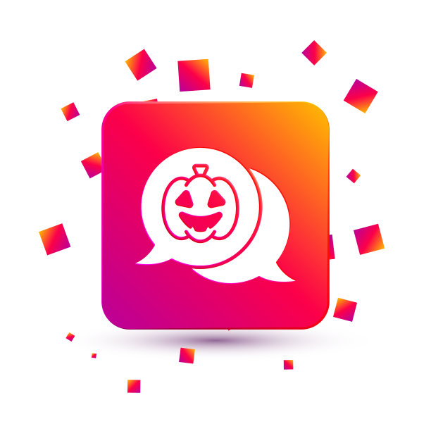 白色南瓜图标孤立在白色背景图片下载