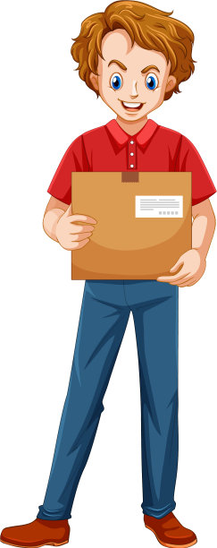 穿制服的送货员图片下载