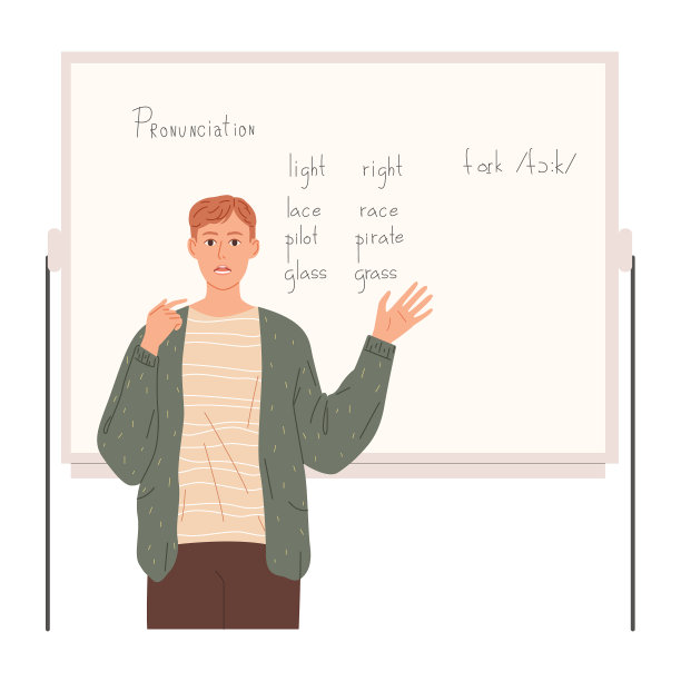 老师示范如何正确地发音图片下载