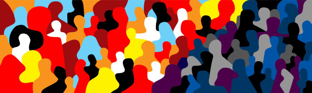 人-抽象向量背景图片下载