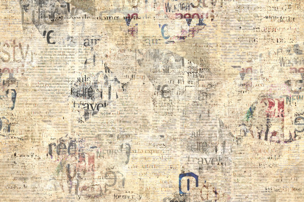 报纸，纸张，垃圾，复古，老旧的纹理背景图片下载