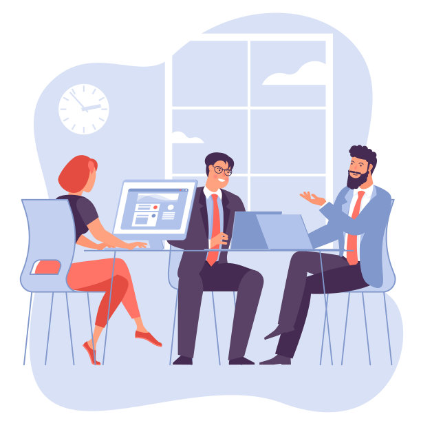 商务会议谈判头脑风暴图片下载