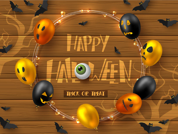 万圣节快乐横旗图片下载