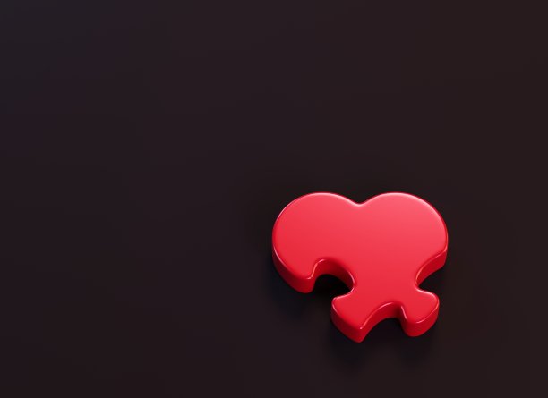 困惑的心呈现图片下载