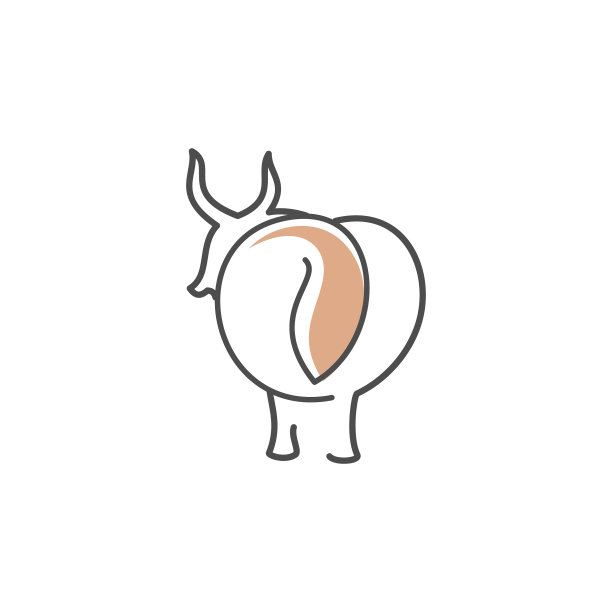 抽象公牛标志模板野牛，公牛，水牛图片下载