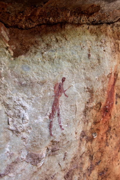 塞德堡满是古老的山岩画讲述着他们的故事图片下载