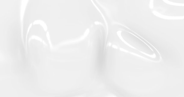 液体抽象白色背景。平滑光滑的纹理3D渲染。三维演示图片下载