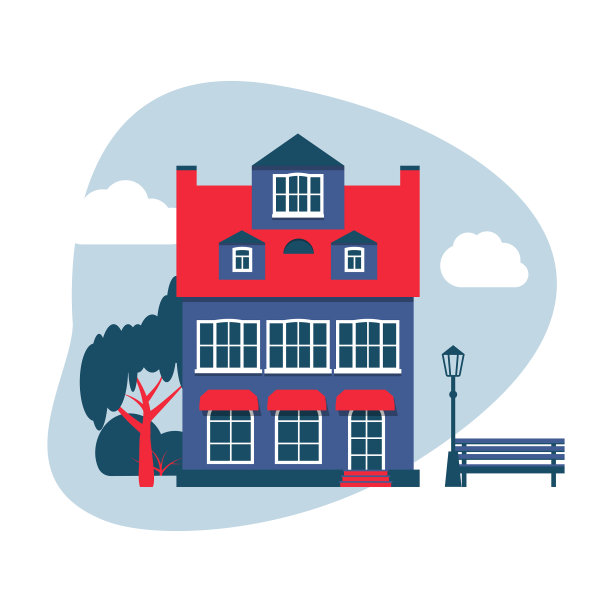 卡通房子特写丰富多彩的阿姆斯特丹图片下载