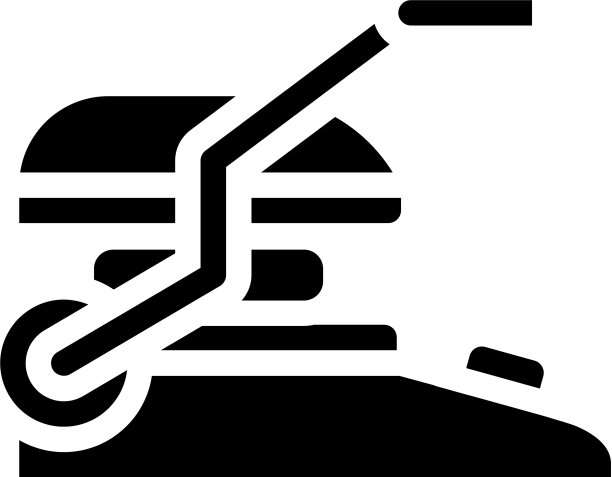 电子烧烤架字形图标图片下载