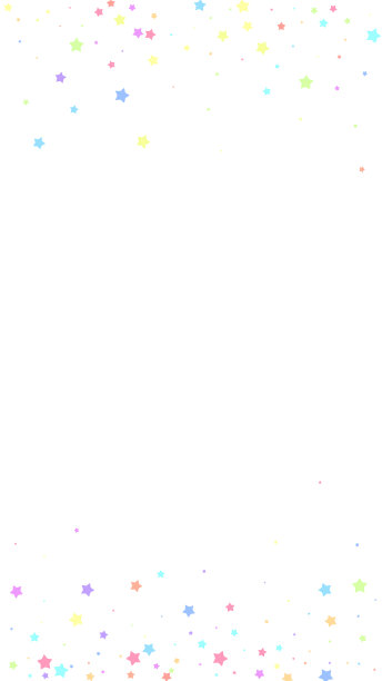 节日不寻常的五彩纸屑庆祝星星colo图片下载