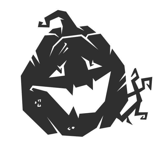 万圣节十月南瓜set with face emotion图片下载