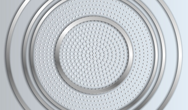 多层灰色圆形背景图片下载