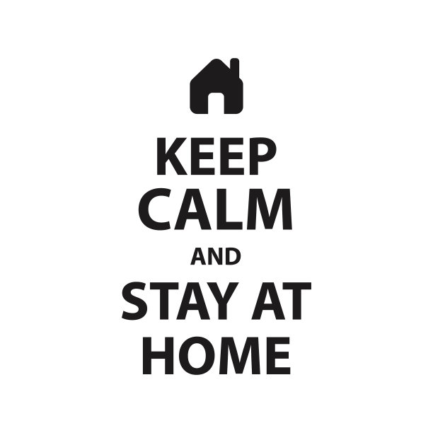 保持冷静，待在家里，避免感染病毒图片下载