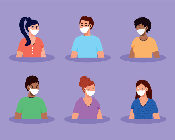 照片群年轻人穿着医疗图片下载