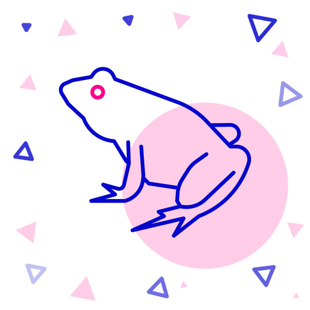 线蛙图标孤立在白色背景上图片下载