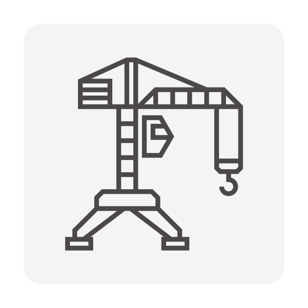 塔式起重机的图标图片下载