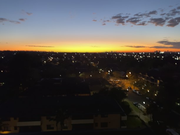 天空云层日出图片下载