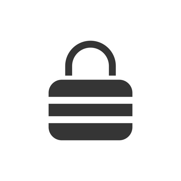 采购产品挂锁图标矢量模板，黑色锁图标，剪影挂锁的应用程序，地点。私人访问图标，锁定矢量插图。图片下载