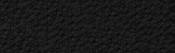 抽象六边形黑色上的黑色和灰色背景图片下载