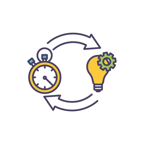 头脑风暴RGB颜色图标图片下载