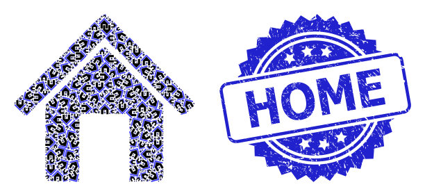 刻痕家水印和递归家图标图片下载