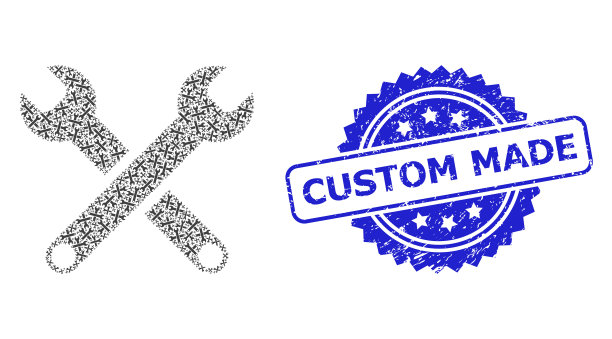 纹理定制密封和分形扳手图片下载