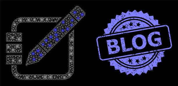 垃圾博客图章和亮网网络编辑图片下载