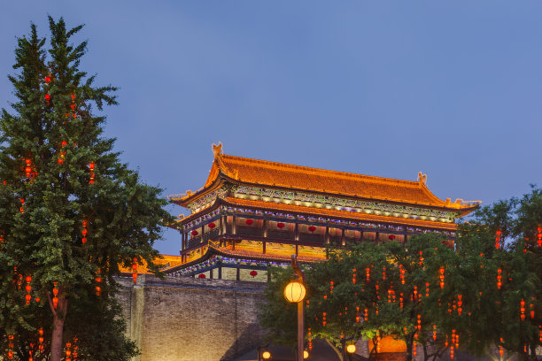 西安古城墙图片下载