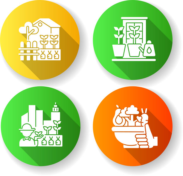 霍布农平面设计长影字形图标图片下载