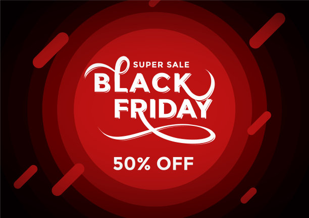 黑色星期五销售横幅布局图形背景图片下载
