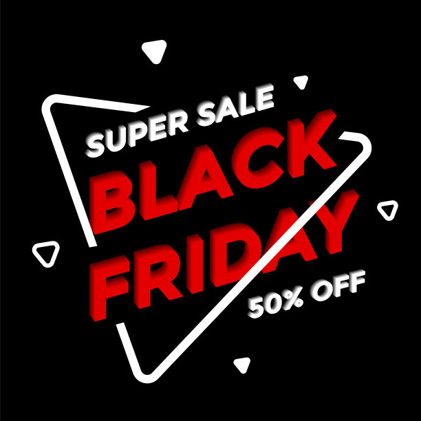 黑色星期五销售横幅布局图形背景图片下载
