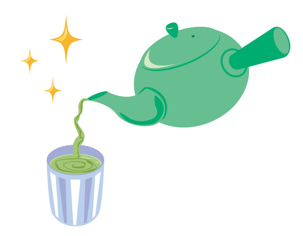 茶壶矢量插画图片下载