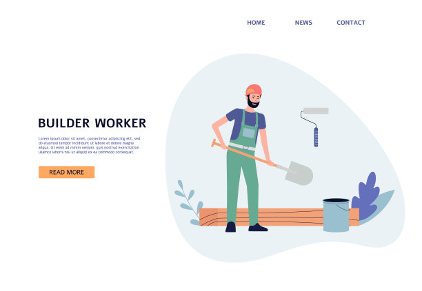 建设者服务网站与性格工作图片下载