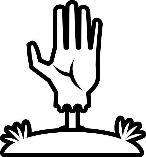 死亡之手以地面线的形式出现图片下载