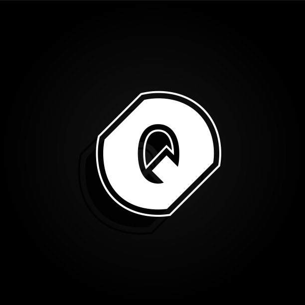 现代，最小和动态'说唱'字体字符45度角，矢量插图图片下载