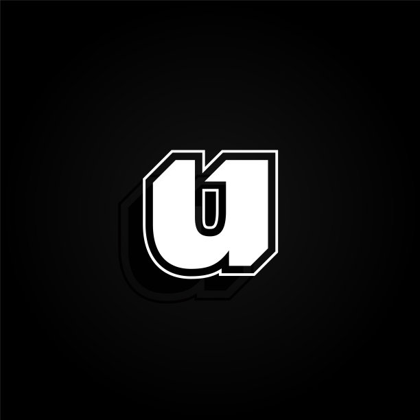 现代，最小和动态'说唱'字体字符45度角，矢量插图图片下载